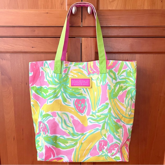 Lilly Pulitzer Tropical Print Tote Bag - Picture 10 of 11